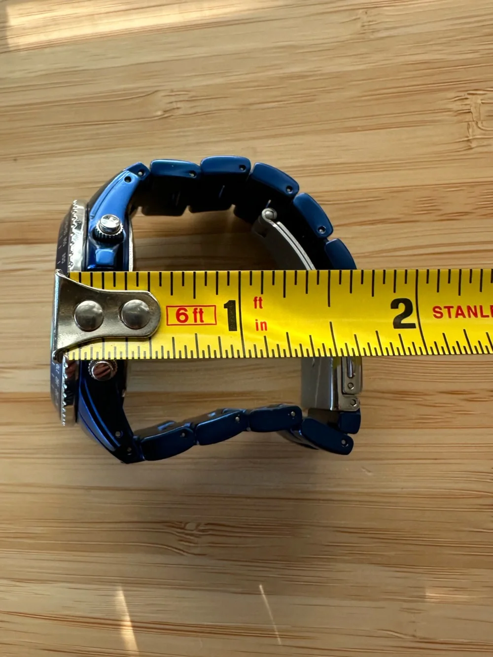 Fossil Women’s Cobalt Blue Chronograph Watch - Needs new battery